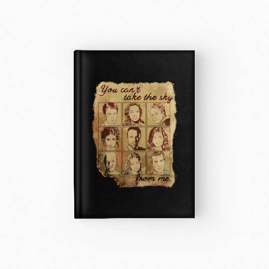 Firefly Burned Poster Hardcover Journal