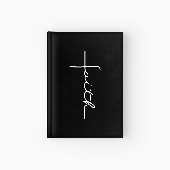Faith Cross Christian Hooded Jesus Bible Hardcover Journal