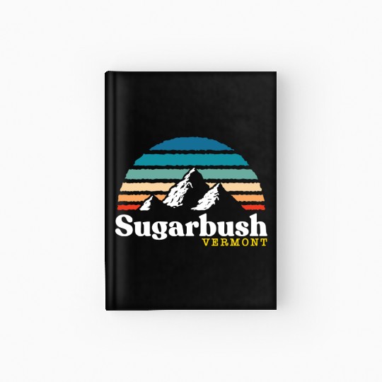 Sugarbush Vermont Usa Ski Resort 1980S Retro Hardcover Journal