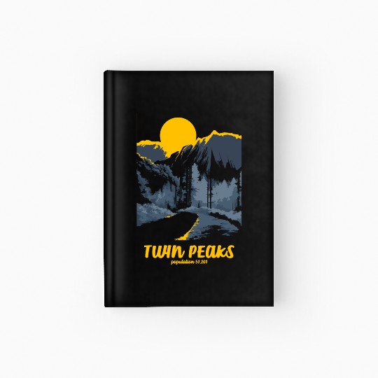 Twin Peaks Welcome To Twin Peaks Poster Hardcover Journal