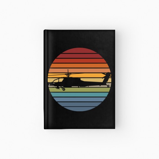 Black Hawk Helicopter Military Aviation Pilot For Hardcover Journal