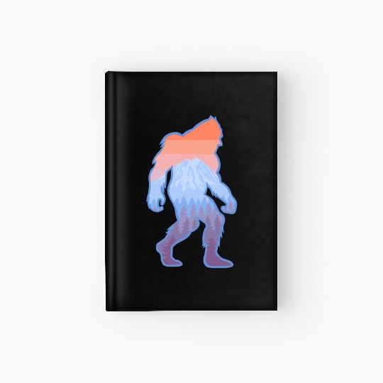 Mt Rainier Bigfoot Sasquatch Hardcover Journal