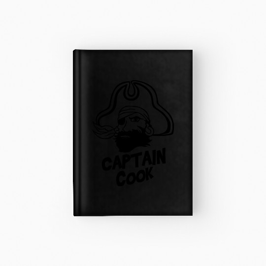 Pirate Captain Cook Chef Hardcover Journal