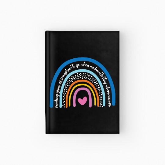 Reading Gives Us Someplace To Go Book Literature Hardcover Journal