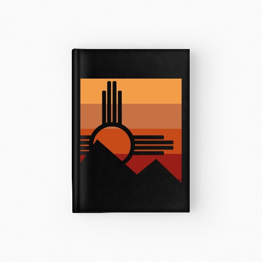 Zia Sun New Mexico Zia Mountains Hardcover Journal