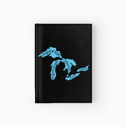 Great Lakes Michigan Detroit Michigan Great Lake Hardcover Journal
