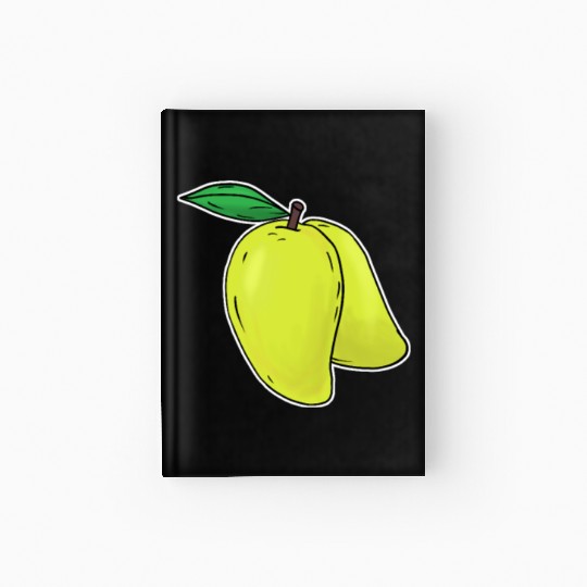 Mango hand drawn fruits summer Hardcover Journal