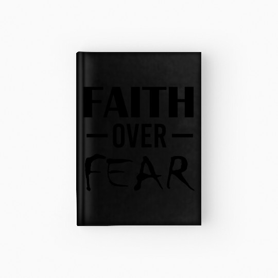 Faith Over Fear Christian Bible Prayer Power Peace Hardcover Journal