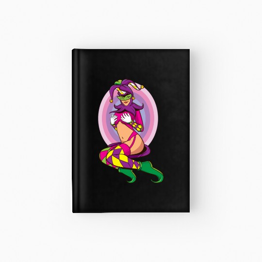 Joker Girl Hardcover Journal Card Deck Halloween Costume