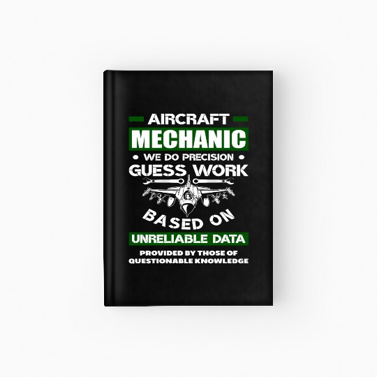 Proud Aircraft Mechanic Gift Hardcover Journal