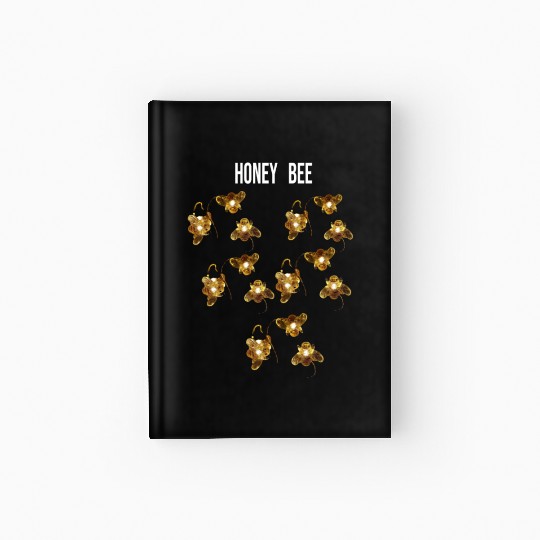 Honey bee Hardcover Journal