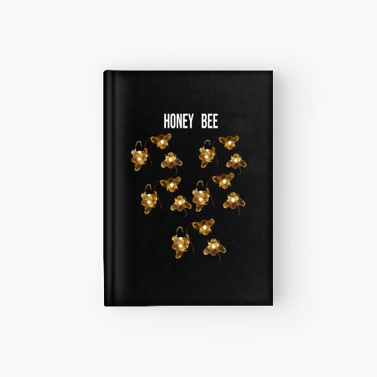 Honey bee Hardcover Journal