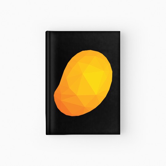 Mango Low Poly Hardcover Journal