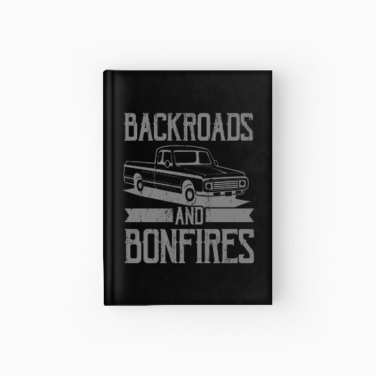 BACKROADS AND BONFIRES Square Body Truck Pickup Hardcover Journal
