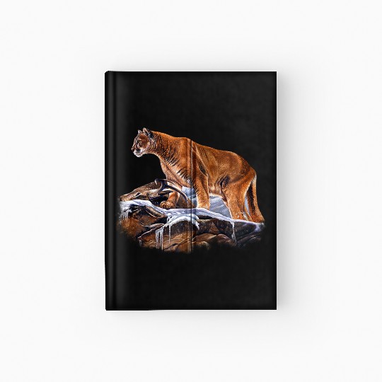 Mountain Lion Cougar Hardcover Journal