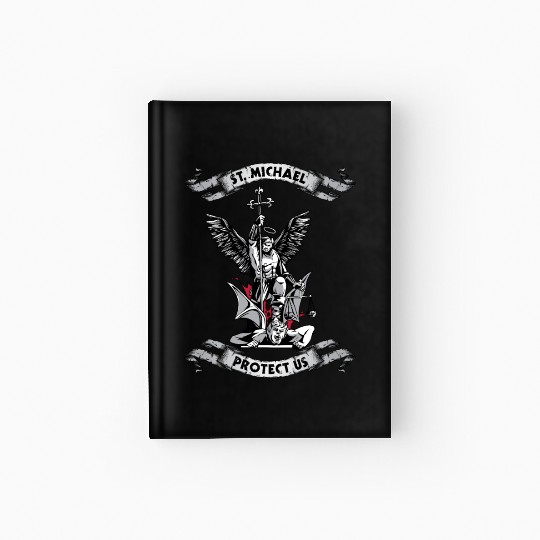 Archangel Saint Michael Protect Us Defend Us Hardcover Journal