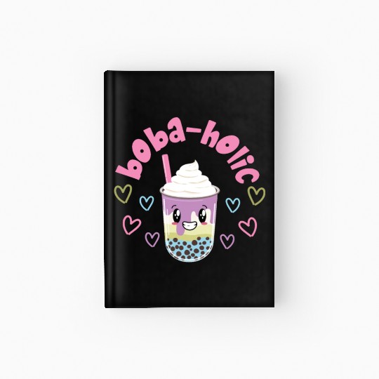 Bubble Boba Tea Hardcover Journal