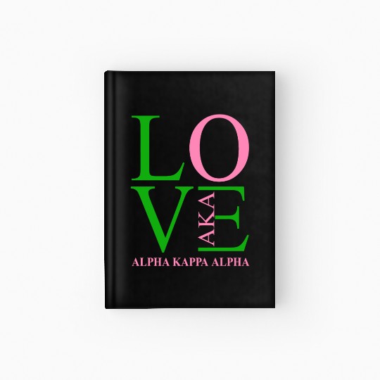Aka Hardcover Journal Love Sorority Gift Alpha Kappa Aka Parap