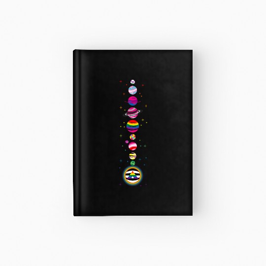 Solar System LGBT Hardcover Journal