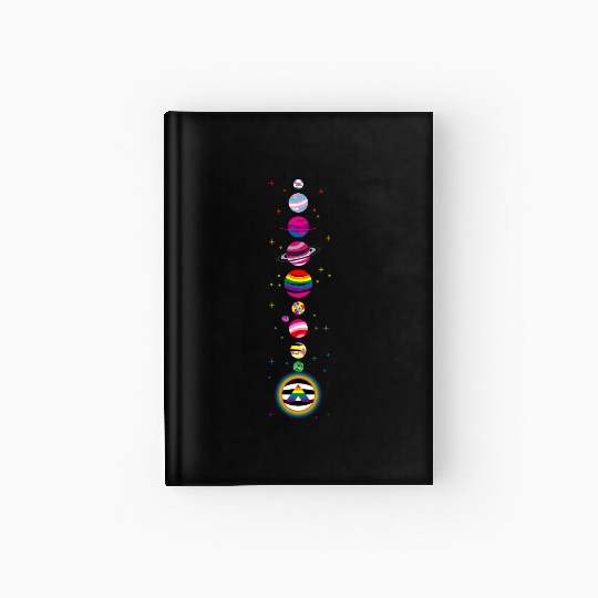 Solar System LGBT Hardcover Journal