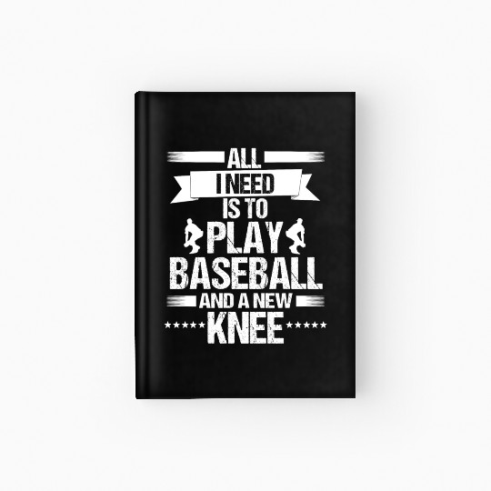 Baseball Pitcher Baseball Stadium Baseball Player Hardcover Journal