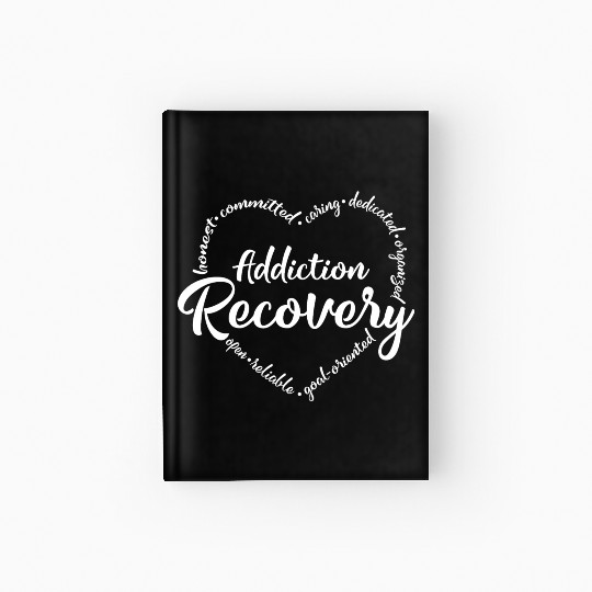 Addiction recovery, sobriety, sober Hardcover Journal