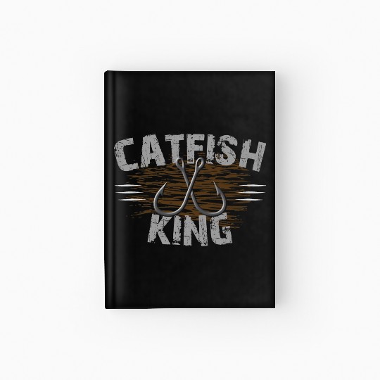 Catfish King Fishing Hardcover Journal