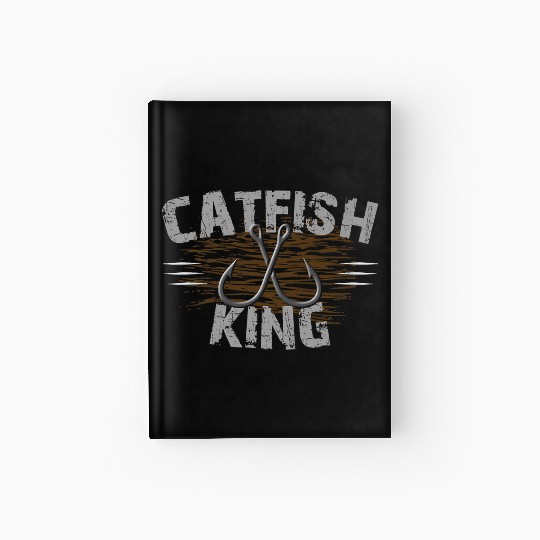Catfish King Fishing Hardcover Journal