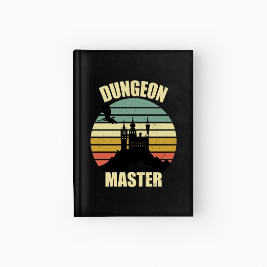 Dungeon Master - Bez I'm DM Smiles Retro Dragon Hardcover Journal
