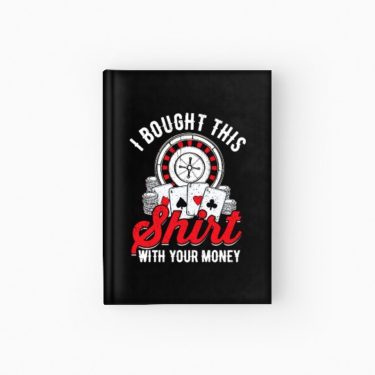 Poker Hands Poker Case Hardcover Journal Casino Blackjack
