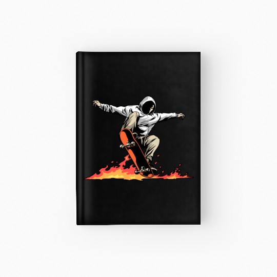 Skateboard Skateboarder Skateboarding Skater Hardcover Journal