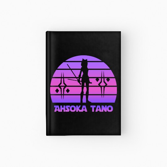 Ahsoka tano - Synthwave Hardcover Journal