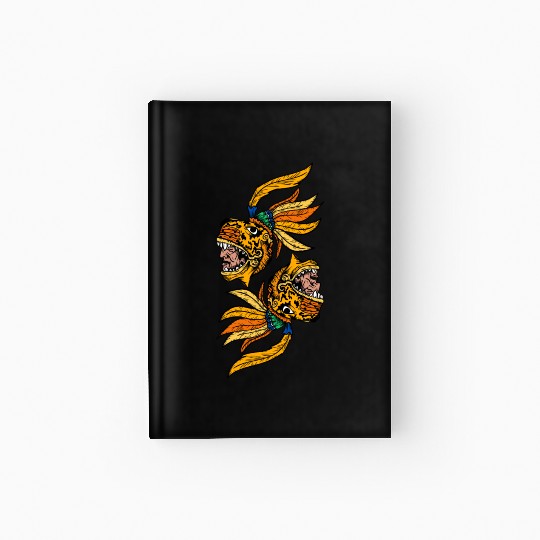Aztec Warior Jaguar Maya Inca Culture Hardcover Journal