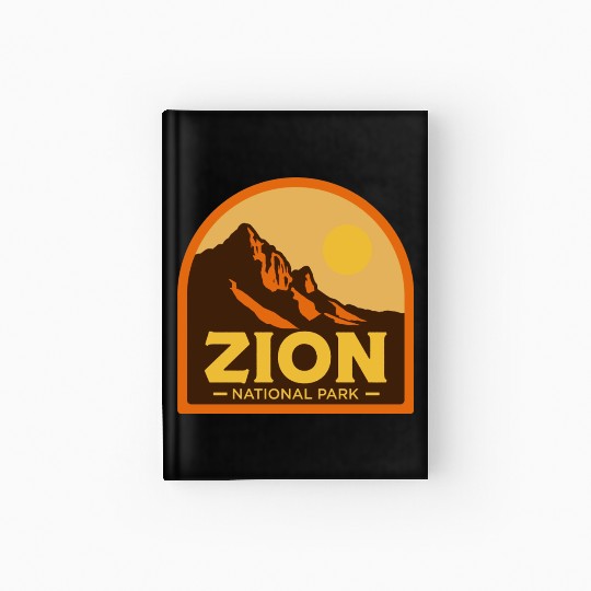 zion national park Hardcover Journal
