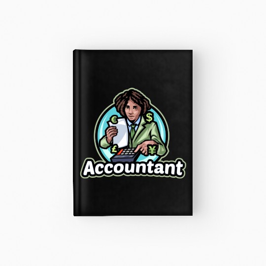 Accountant - Count your Money Hardcover Journal