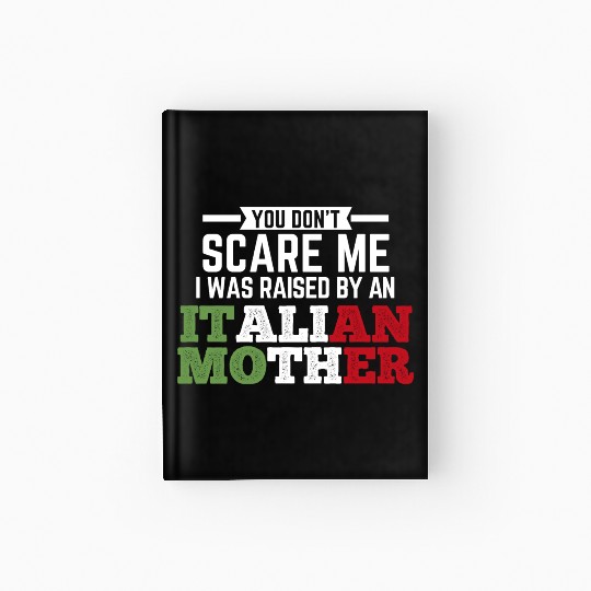 Italian Flag Italy Italian Hardcover Journal