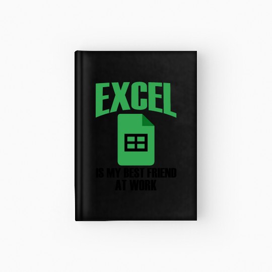 Excel Best Friend At Work Spreadsheet Accountant Hardcover Journal