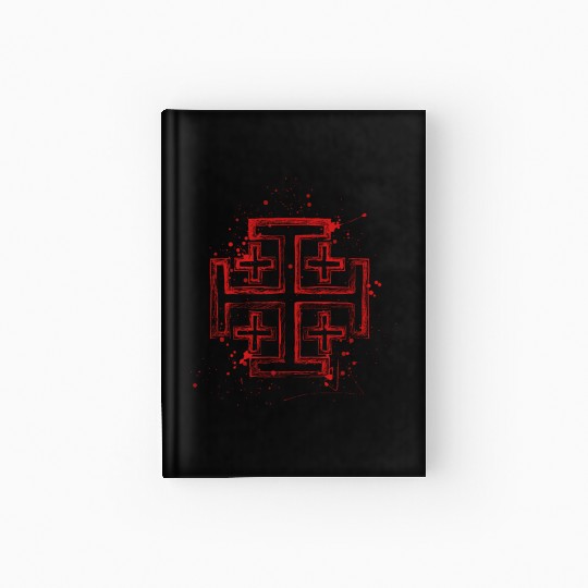 Knights Templar Crusader Cross Hardcover Journal