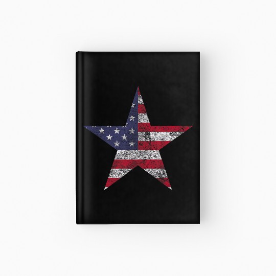 AMERICAN STAR US USA FLAG STARS AND STRIPES Hardcover Journal