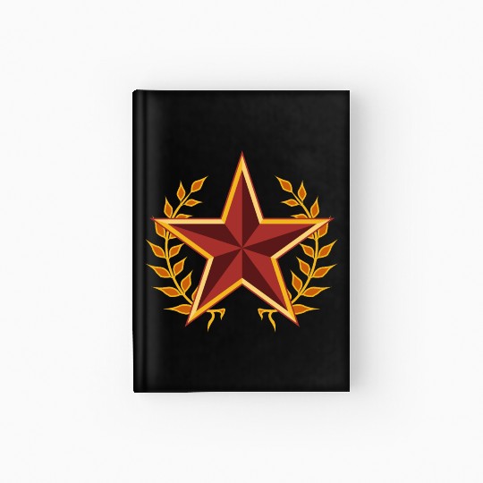 soviet star with laurels Hardcover Journal
