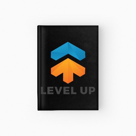 level up Hardcover Journal
