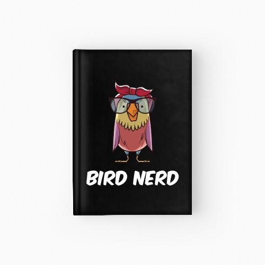 Bird Nerd Hardcover Journal