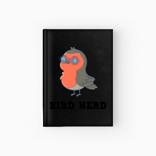 Bird Nerd Hardcover Journal