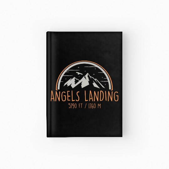 Angels Landing Zion National Park Mountain Hikers Hardcover Journal