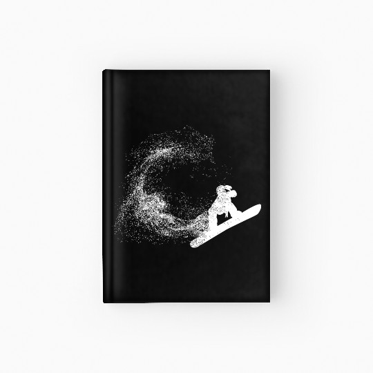 Snowboarding Lover Freestyle Snowboarder Hardcover Journal