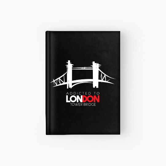 London Tower Bridge Hardcover Journal