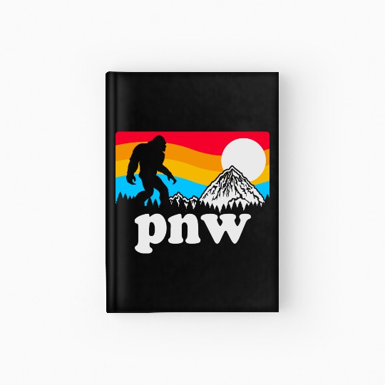 PNW Pacific Northwest Bigfoot Hardcover Journal