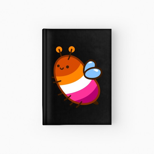 les-bee-an lesbian bee Hardcover Journal
