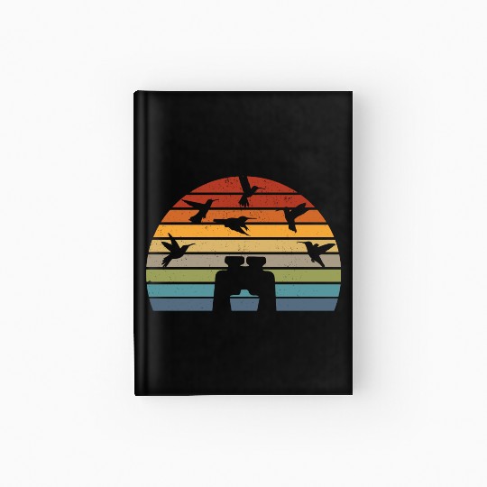 Bird Watching Vintage Birdwatching Birding Hardcover Journal