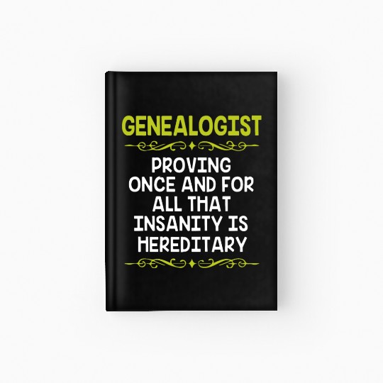 Family History Ancestry Genealogy Genealogist Hardcover Journal